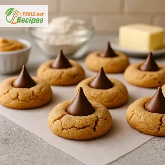 Peanut Butter Blossoms – Classic Soft Cookies with Chocolate Kiss