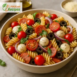 Pizza‑pastasalaatti – nopea ja helppo kesäresepti