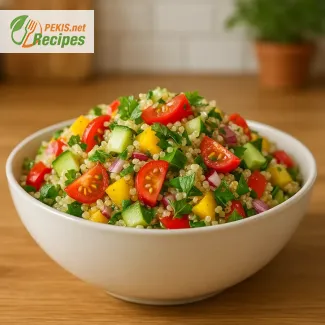 Quinoasalat med grønnsaker og lime-dressing – Frisk og Sunn