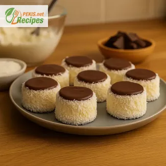 Ruske Kape (Russian Hats Cake) – Balkan Coconut & Chocolate Treat