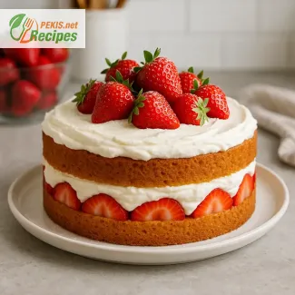 Recette crème mascarpone à la fraise pour gâteau – dessert riche et frais