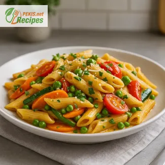 Pasta Primavera v jednom hrnci – jednoduchý zeleninový pokrm