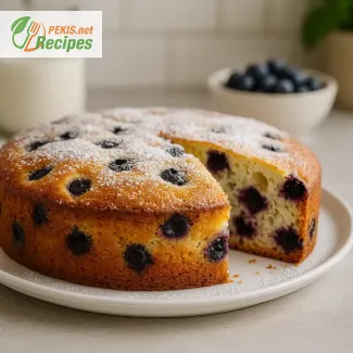 Easy Blueberry Yogurt Cake Without Butter – Soft & Moist Summer Dessert