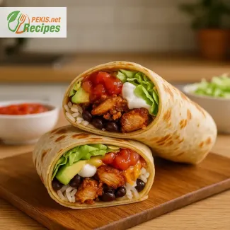 Chicken Burrito Casero – Receta Fácil y Deliciosa