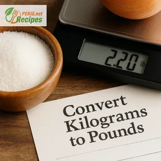 Cómo convertir kilos a libras en recetas de cocina