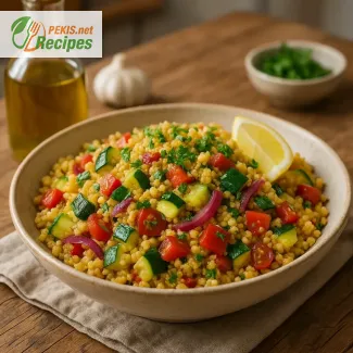 Recette couscous : semoule rôtie aux légumes