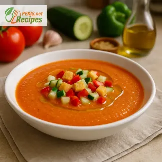 Gazpacho Oppskrift – Andalusisk kald suppe til sommeren