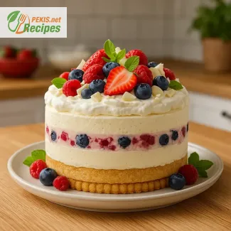 Tort lodowy – prosty przepis Ice Cake z owocami