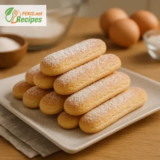 Ladyfingers Recipe (Savoiardi – Sponge Fingers for Tiramisu & Desserts)