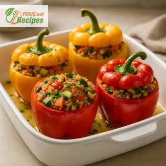 Stuffed peppers with quinoa and vegetables