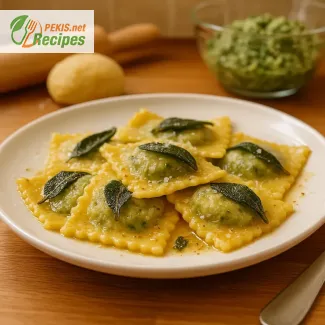 Domači špinačni ravioli: enostaven recept za svežo pašto