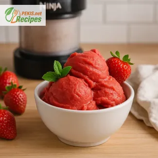 Recette Sorbet Fraise Ninja Creami – Rapide & Naturelle