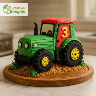 Traktor‑Torte Rezept – Kindergeburtstag Backidee