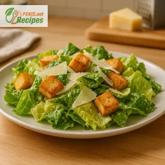 Salade César classique : romaine croquante & croûtons maison