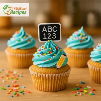 Enkle back to school cupcakes for familiefeiring – oppskrift