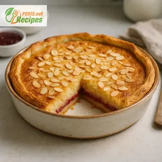 Bakewell pudding recipe: traditional British dessert with jam and almonds