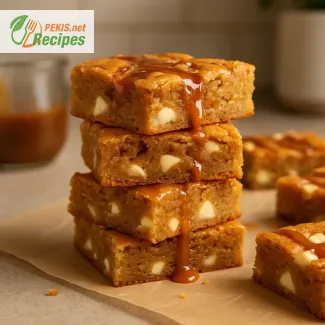 Sladka karamela ploščica – Blondie recipe