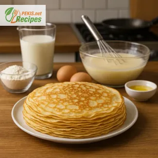 Pfannkuchenteig für dünne, fluffige Pfannkuchen leicht gemacht