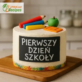 Tort na pierwszy dzień szkoły – kolorowy tort szkolny na rozpoczęcie roku