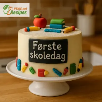 Første skoledag kake – morsom skoletema‑kake til skolestart