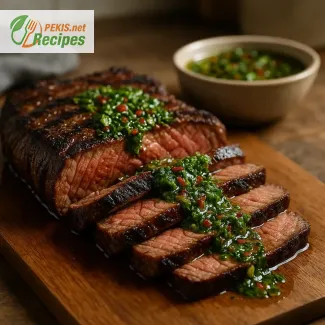 Sočna govedina z žara z aromatično chimichurri omako – preprosto in okusno