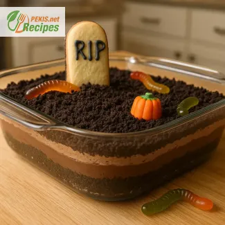 Torta Halloween con crosta di Oreo – Dolce da brivido del cimitero