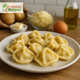 Receta de Idrijski žlikrofi – dumplings de patata eslovenos tradicionales