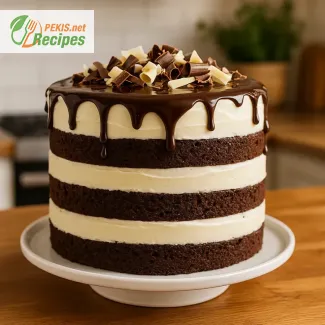Tuxedo cake domácí: černobílý čokoládový zázrak