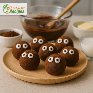 Halloween Monster Chocolate Truffles with Candy Eyes: Fun and Spooky Treats