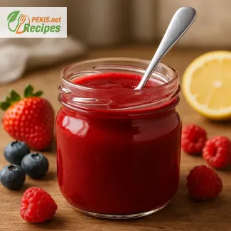 Fruchtsoße (Coulis) selber machen für Käsekuchen, Eis und Desserts