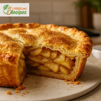 Hausgemachter Apfelkuchen mit knuspriger Kruste für jeden Anlass