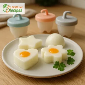 Magical egg shapes – heart, flower, star and dome recipe