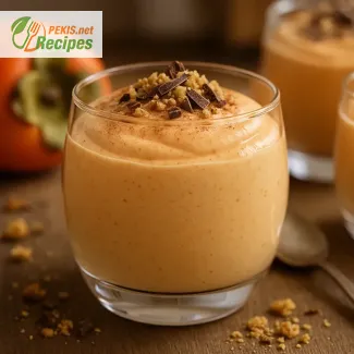 Kaki mascarpone mousse – jemný zimní dezert s hedvábnou texturou