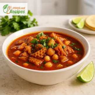 Authentic Mexican Menudo Soup Recipe with Tripe and Hominy