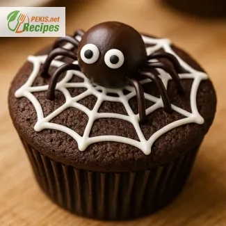 Spooky Halloween Chocolate Spider Cupcakes Recipe for Kids and Parties