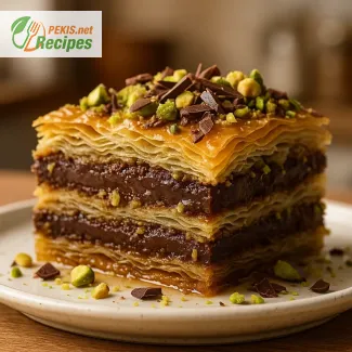 Pistazien-Schokoladen-Baklava-Torte – Edles Schichtdessert für besondere Anlässe