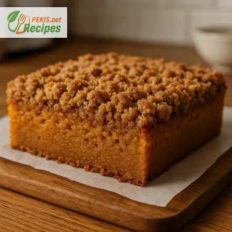 Kürbis-Mochi-Streuselkuchen – Weicher, Sämiger Herbstkuchen Rezept
