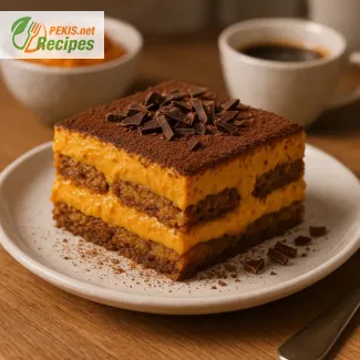 Kürbis-Tiramisu mit Gewürzmischung Pumpkin Spice und Mascarpone