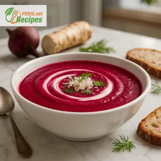 Beet and Horseradish Soup Recipe for a Comforting Winter Bowl