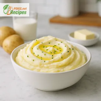 Creamy mashed potatoes with butter and cream – A classic side dish for all winter meals