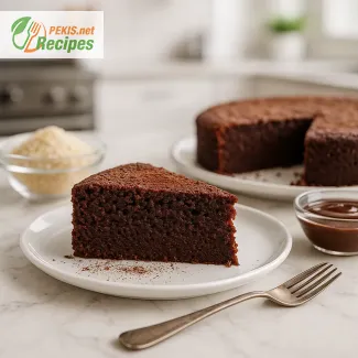 Diabetic-friendly almond flour chocolate cake recipe with no sugar