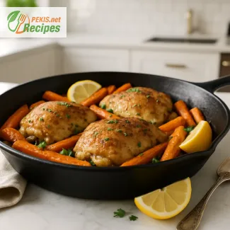 One-pan chicken and carrots dinner for busy evenings – easy recipe