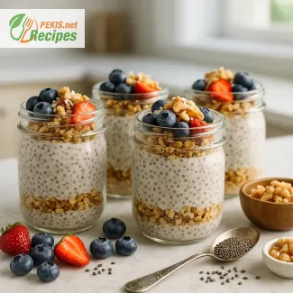 Übernacht cremiger Chia-Pudding: Trendige Geschmacksrichtungen fürs Frühstück