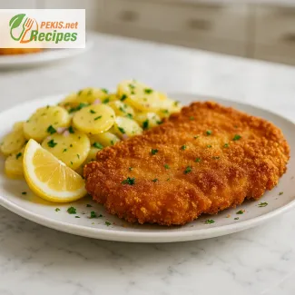 Chrupiący sznycel z klasyczną sałatką ziemniaczaną – sprawdzony przepis