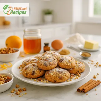 Miklavževi začinjeni piškoti z oreščki in suhim sadjem za praznike