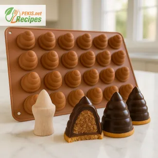 Rezept für Bienenstock-Kuchen mit 28er Silikonform und Ausstecher