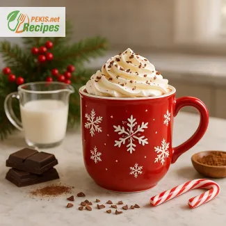 Wie macht man ein weihnachtliches Schokoladengetränk?