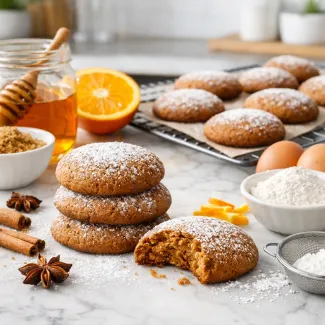 Soft Christmas Gingerbread Cookies with Orange Aroma – Holiday Classic