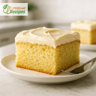 Ultra Moist Vanilla Sheet Cake with Silky Buttercream Frosting Guide