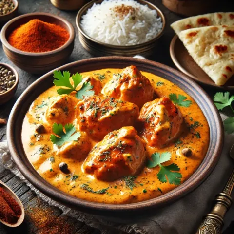Piščančja tikka masala s kokosovo omako